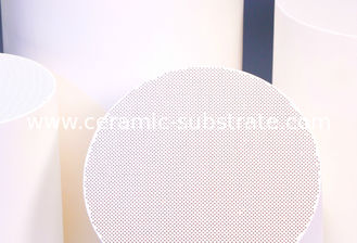 Car Ceramic Catalyst Carrier , Porous Cordierite Honeycomb Ceramic