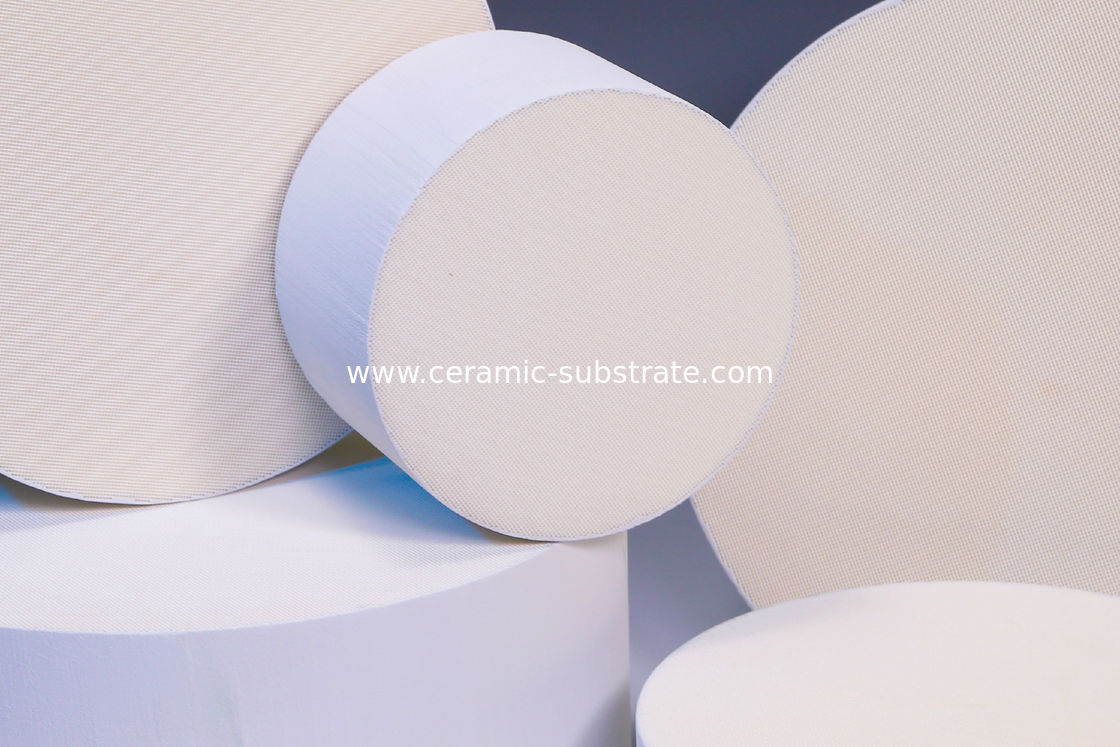Alumina Ceramic Substrate Diesel Ceramic Substrates , Honeycomb porous ceramic